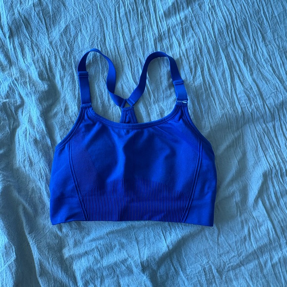 All in Motion Royal Blue Sports Bra - Picture 1 of 3